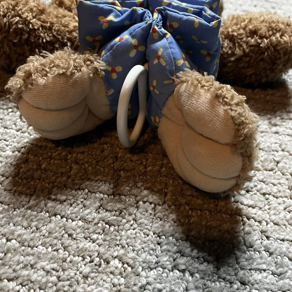 Vintage Crib Nursery Pull‎ String Musical Bear By Little Suzy's Zoo Works